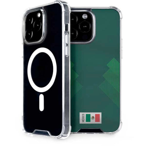 Mexico Soccer Flag iPhone 15 Pro Max MagSafe Case